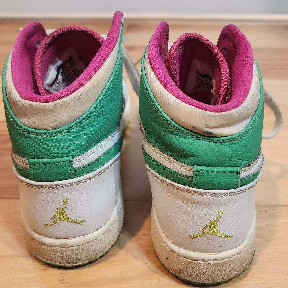 Nike Air Jordan 1 Retro High GG 'Easter White Green Pink 6.5Y